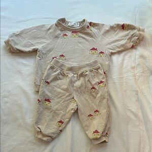 Adorable Zara Baby Outfit with House Print